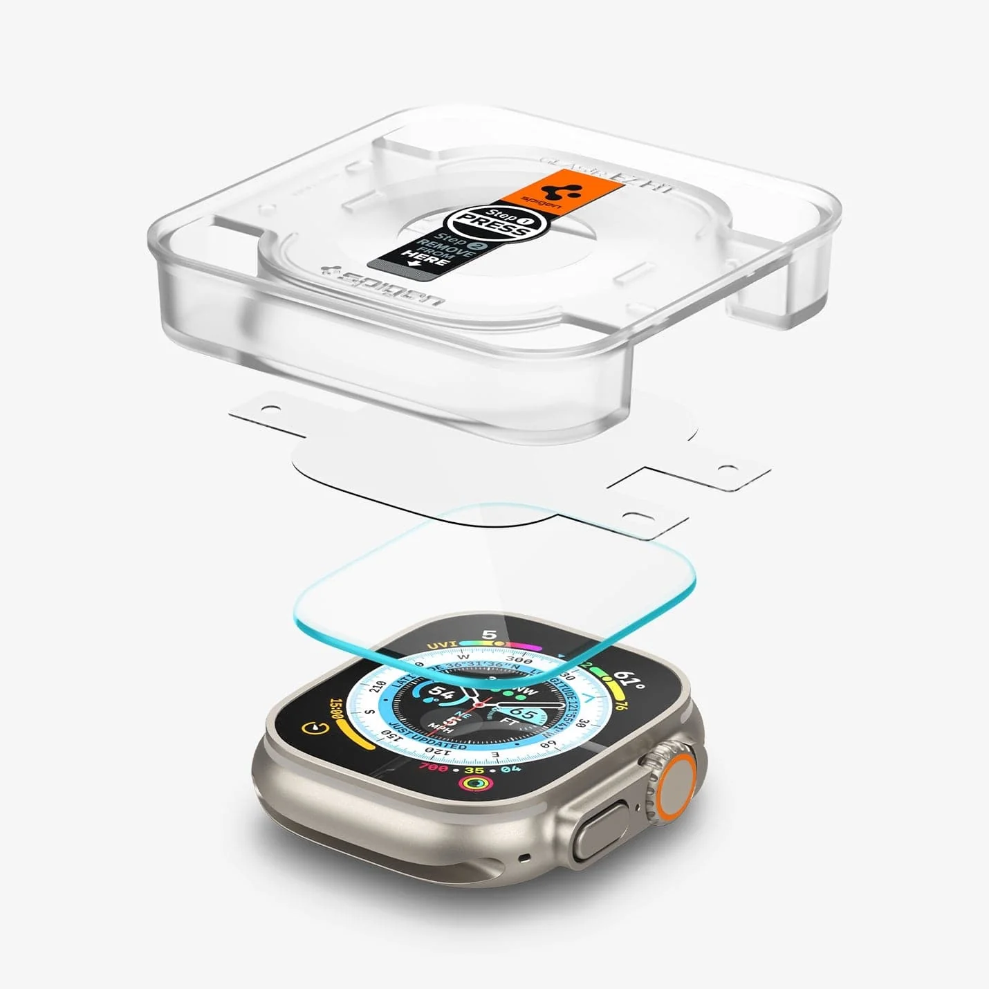 Apple Watch Series - Screen Protector Glas.tR EZ Fit - Image 2