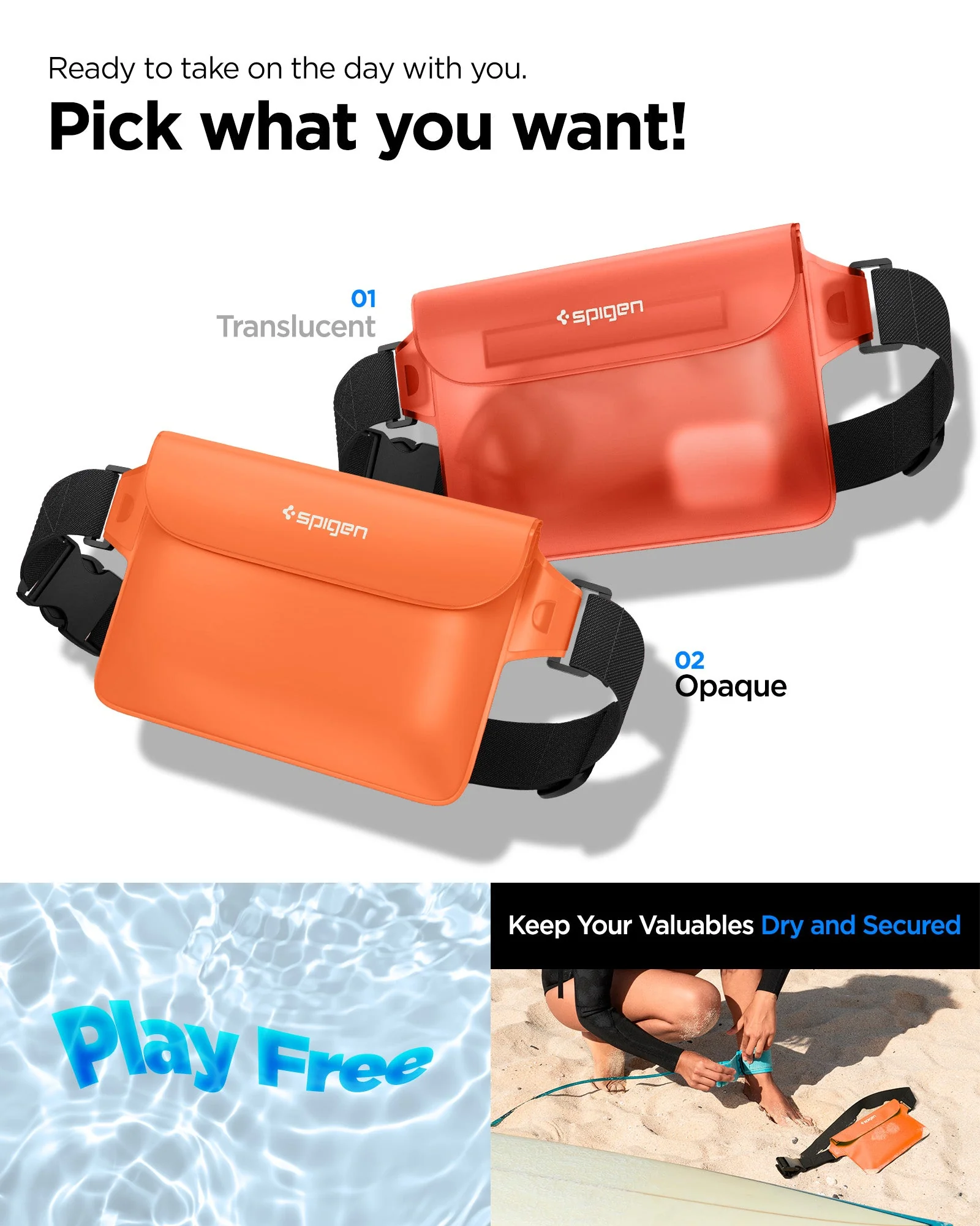 AquaShield Waterproof Waist Bag (2 Pack) | A620 - Image 33