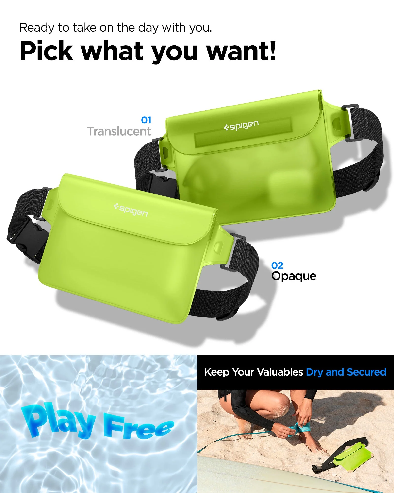 AquaShield Waterproof Waist Bag (2 Pack) | A620 - Image 68