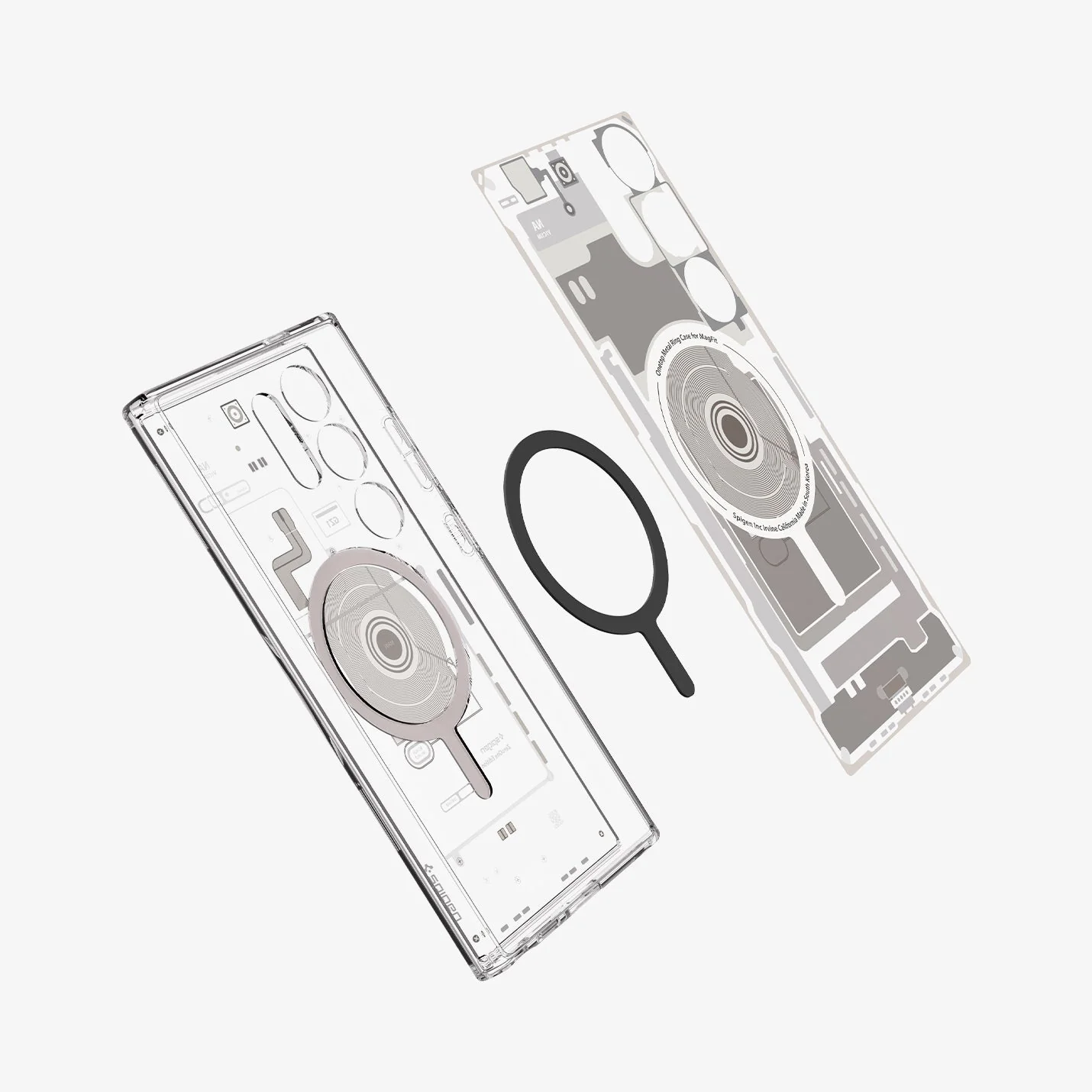 Galaxy S24 Series - Ultra Hybrid Metal Ring Zero One (Mag Fit) - Image 11
