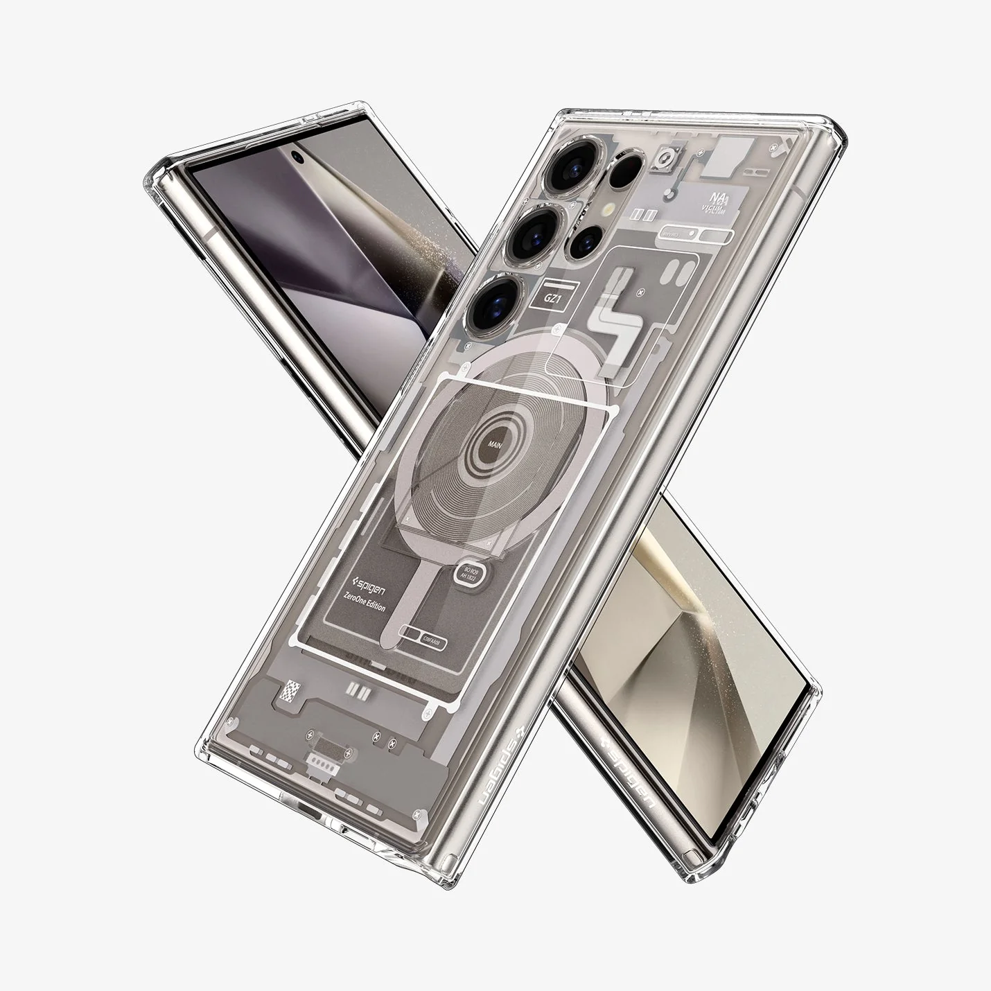 Galaxy S24 Series - Ultra Hybrid Metal Ring Zero One (Mag Fit) - Image 12