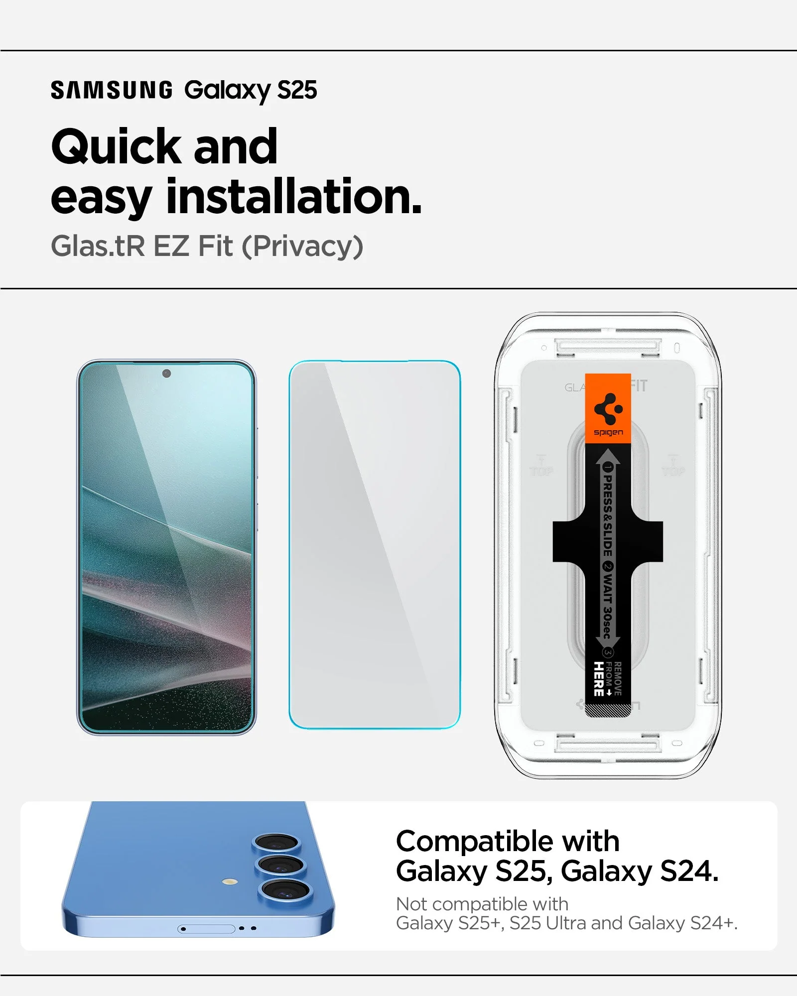 Galaxy S25 Series - GLAS.tR EZ Fit | Privacy - Image 40