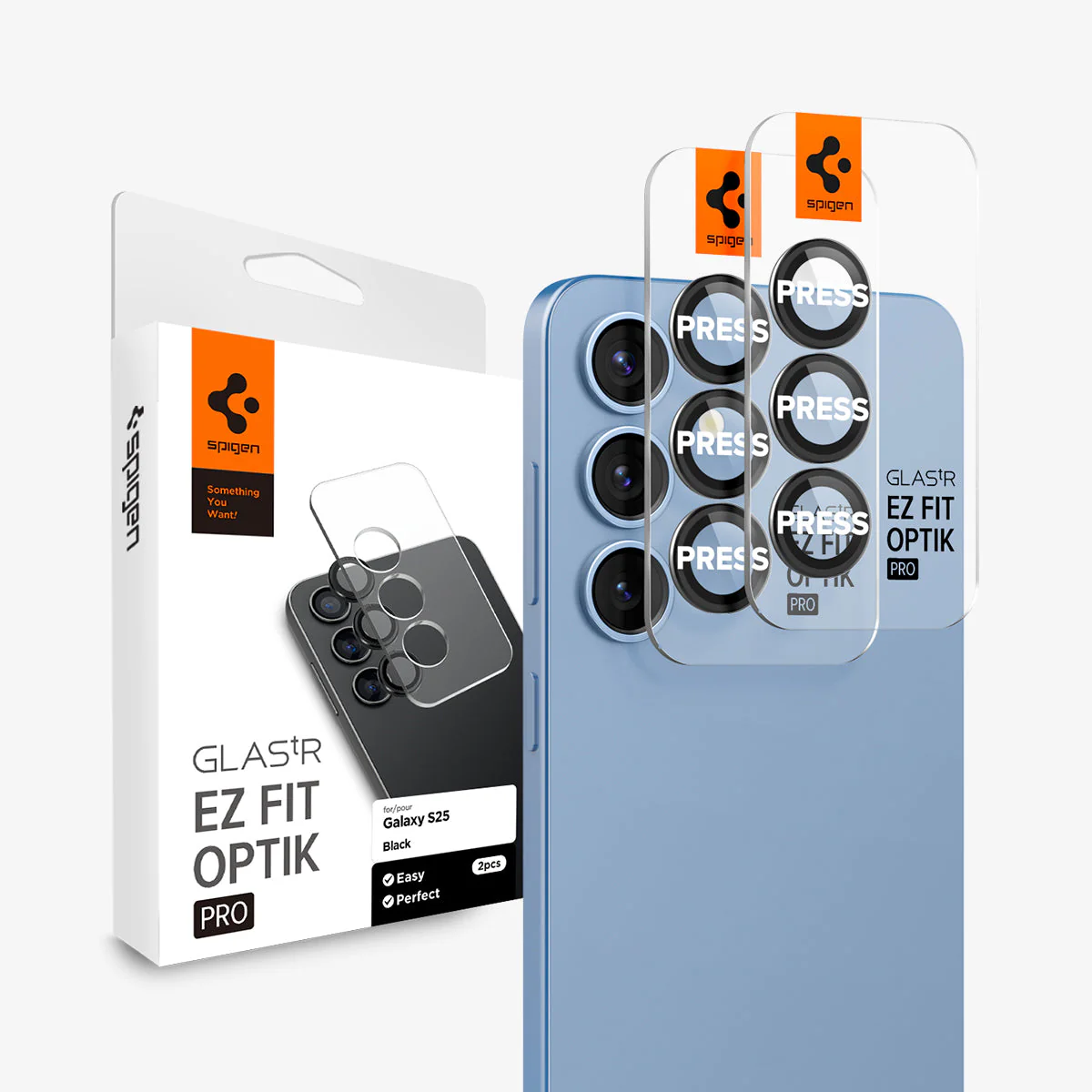 Galaxy S25 Series - Optik Pro EZ Fit Lens Protector - Image 12