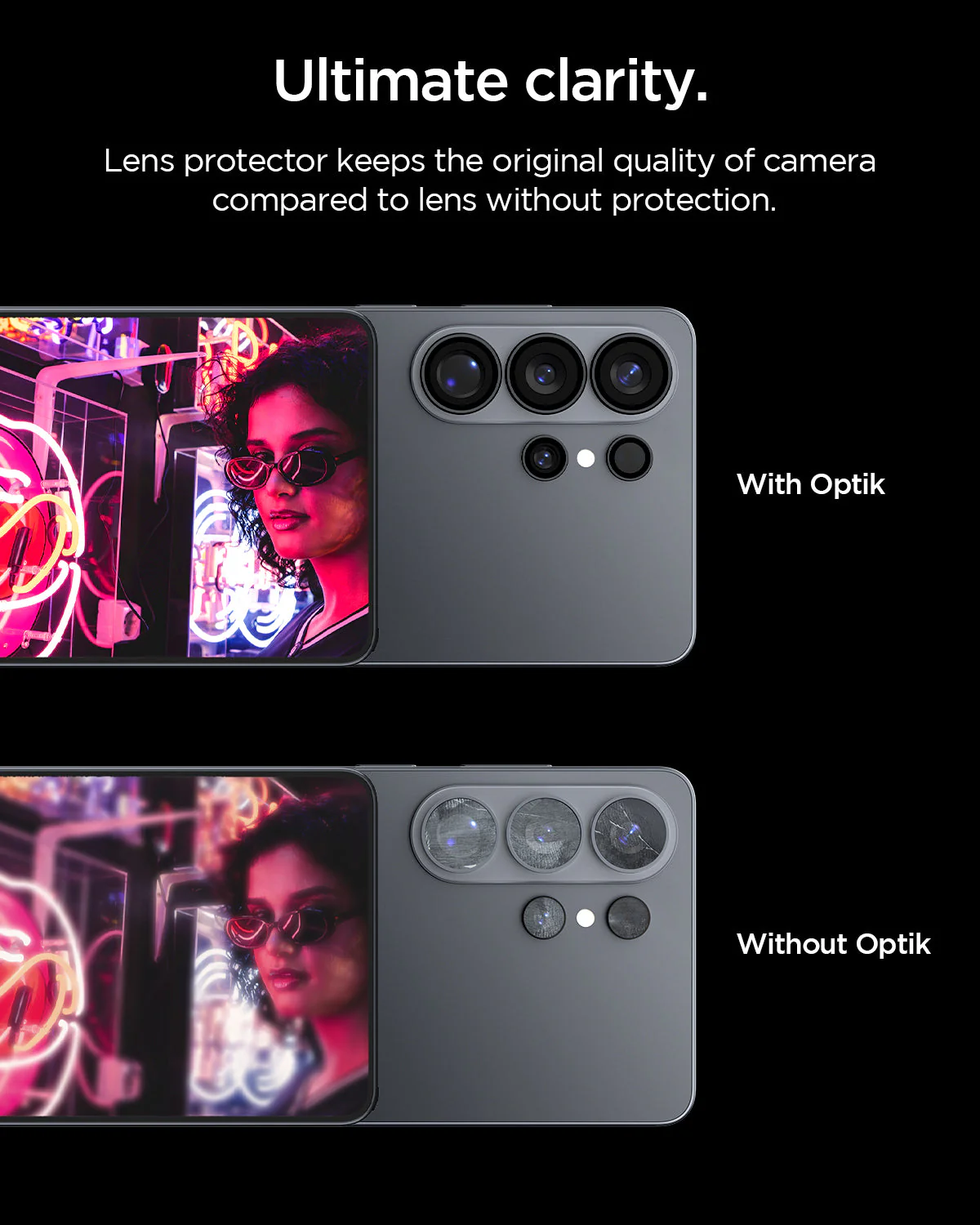 Galaxy S26 Series - Optik EZ Fit Lens Pro Protector - Image 10