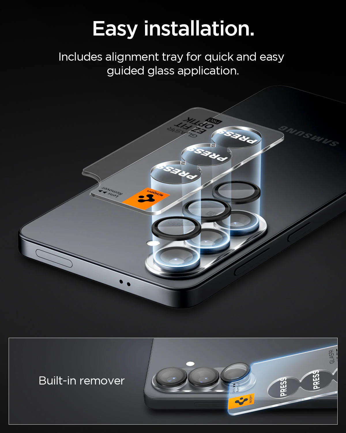 Galaxy S26 Series - Optik EZ Fit Lens Pro Protector - Image 20