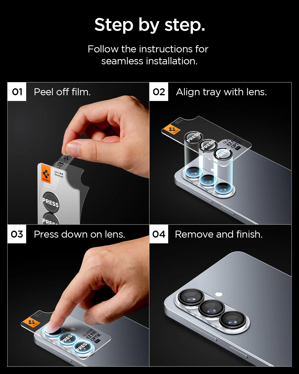 Galaxy S26 Series - Optik EZ Fit Lens Pro Protector - Image 21