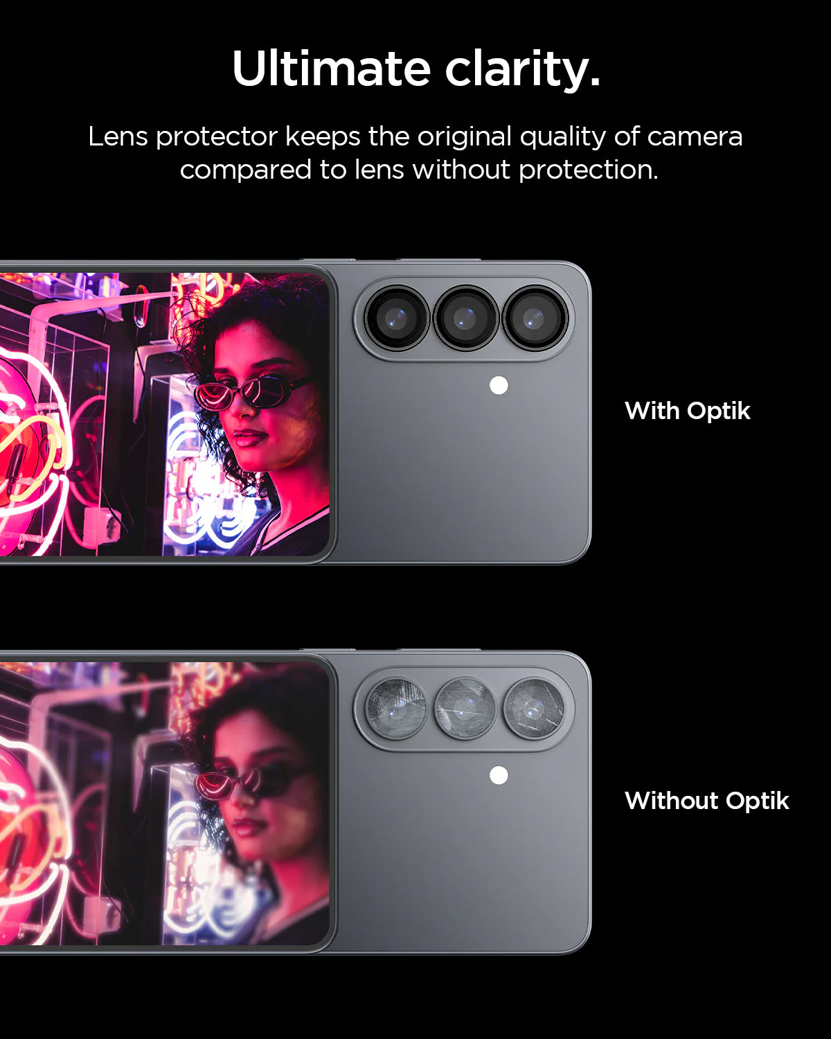 Galaxy S26 Series - Optik EZ Fit Lens Pro Protector - Image 23