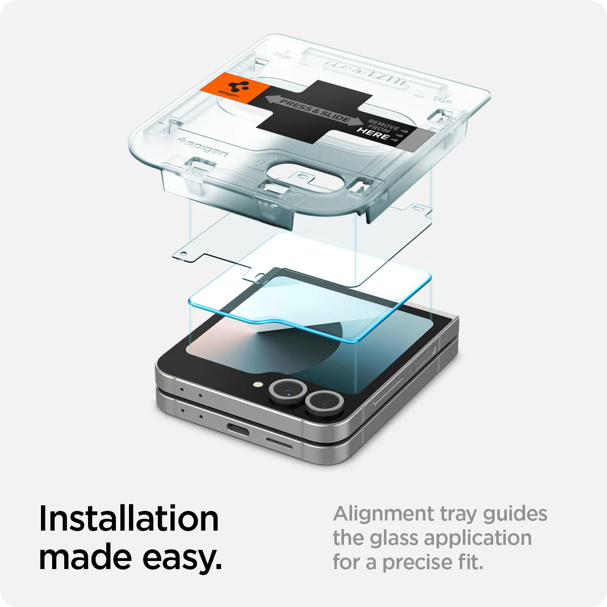 Galaxy Z Flip 7 FE Series - GLAS.tR EZ Fit - Image 9