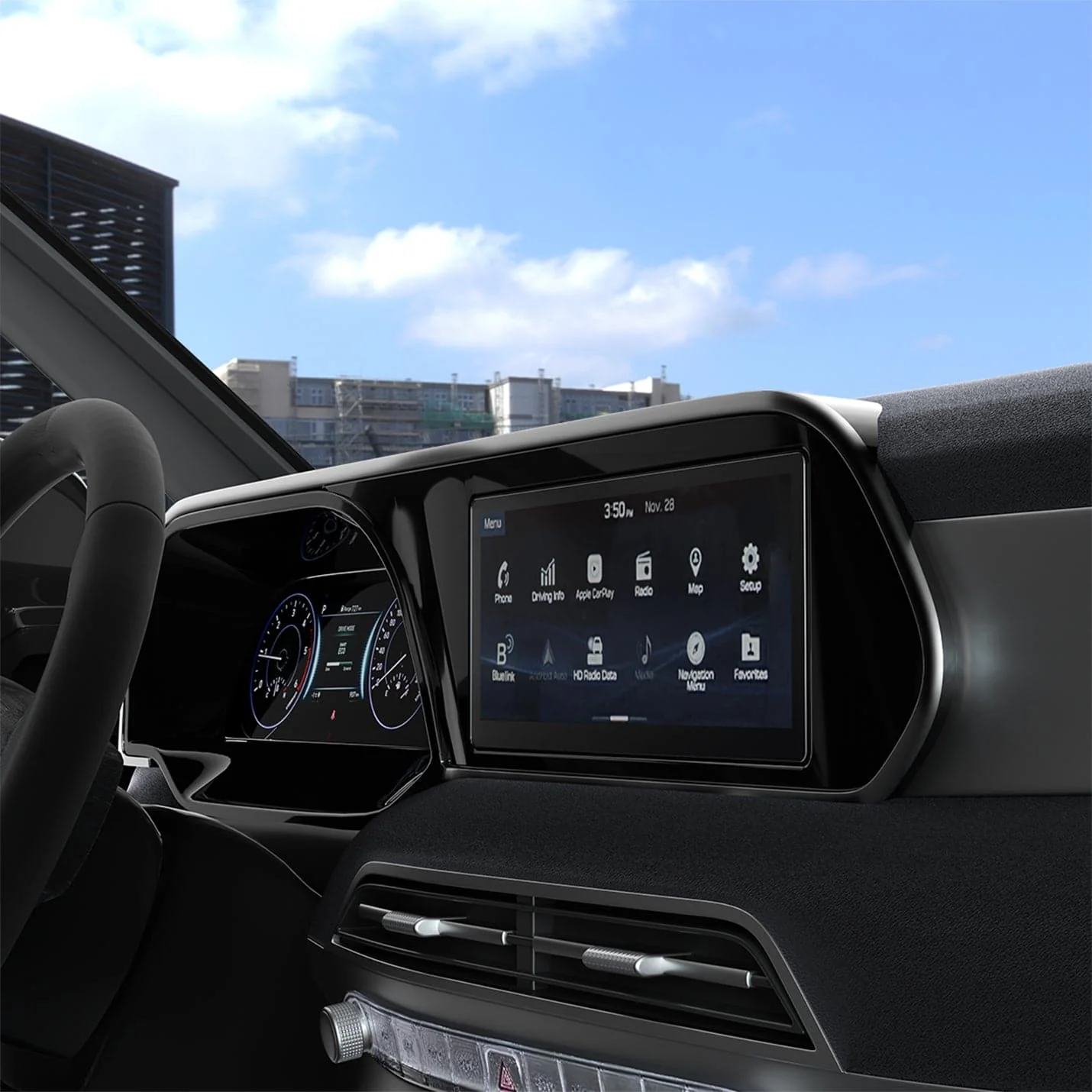 Hyundai Models - Screen Protector GLAS.tR SLIM | Anti-Glare - Image 4
