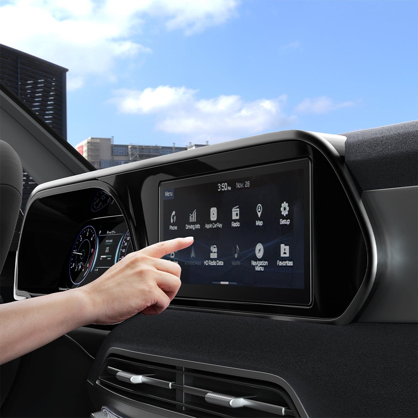 Hyundai Models - Screen Protector GLAS.tR SLIM | Anti-Glare - Image 5