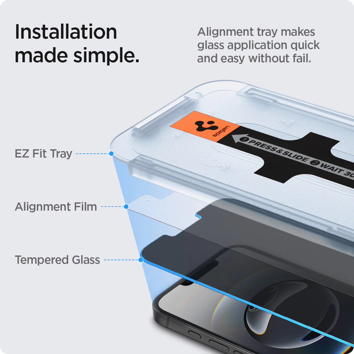 iPhone 16e Series - GLAS.tR EZ Fit Privacy - Image 3