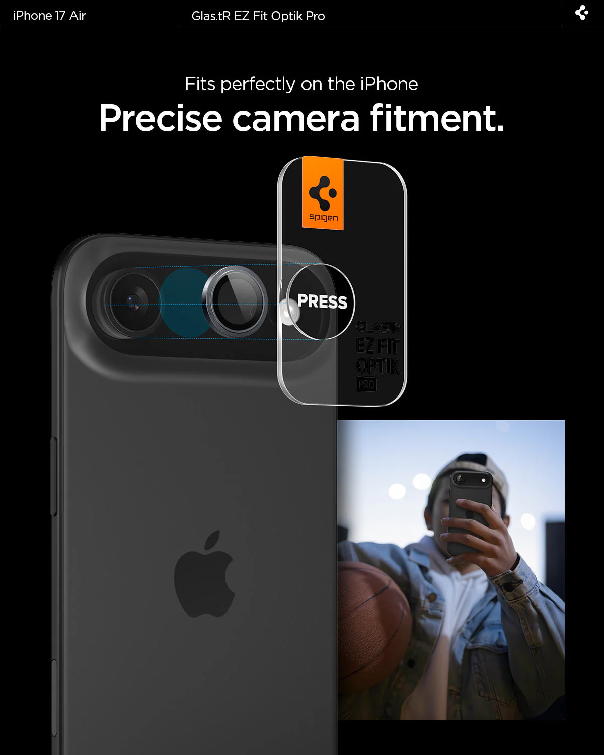 iPhone 17 Series - Optik Pro EZ Fit Lens Protector - Image 102