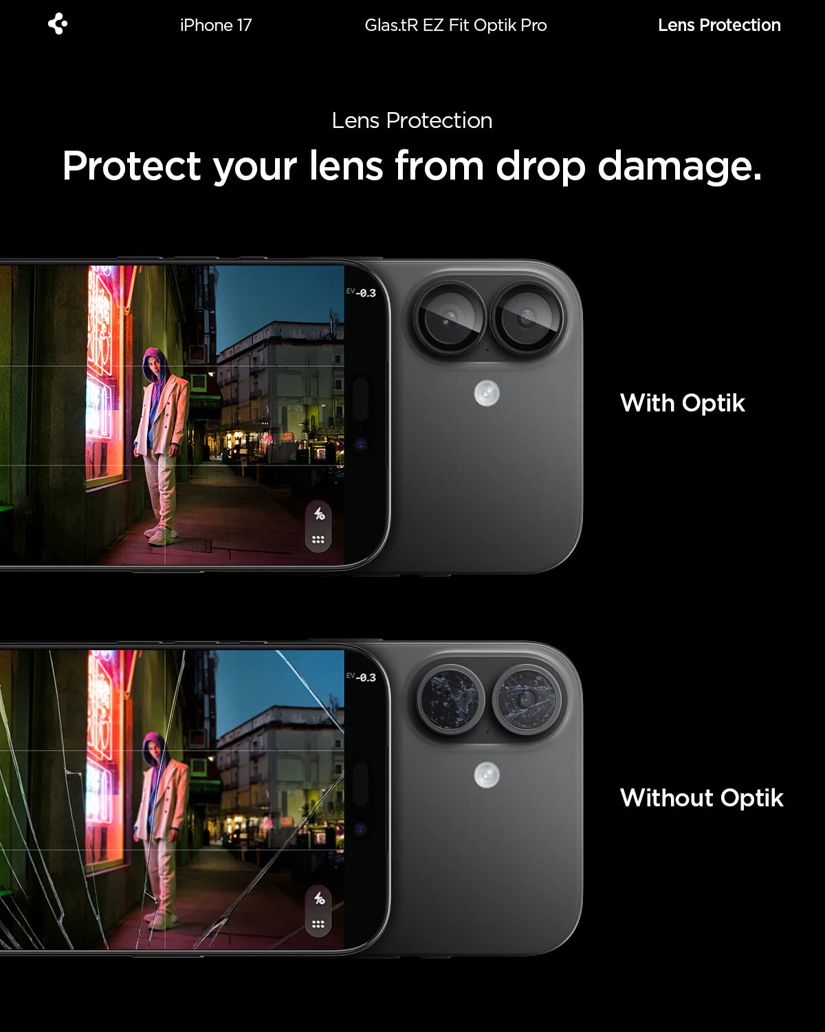 iPhone 17 Series - Optik Pro EZ Fit Lens Protector - Image 122