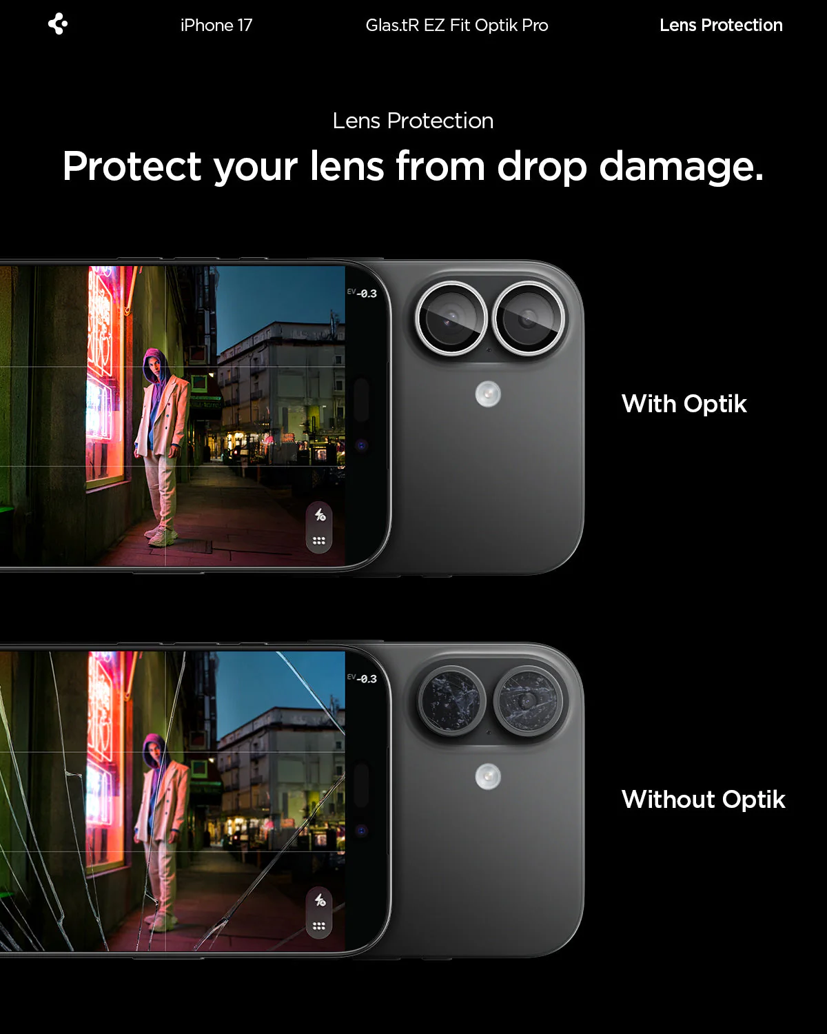 iPhone 17 Series - Optik Pro EZ Fit Lens Protector - Image 129