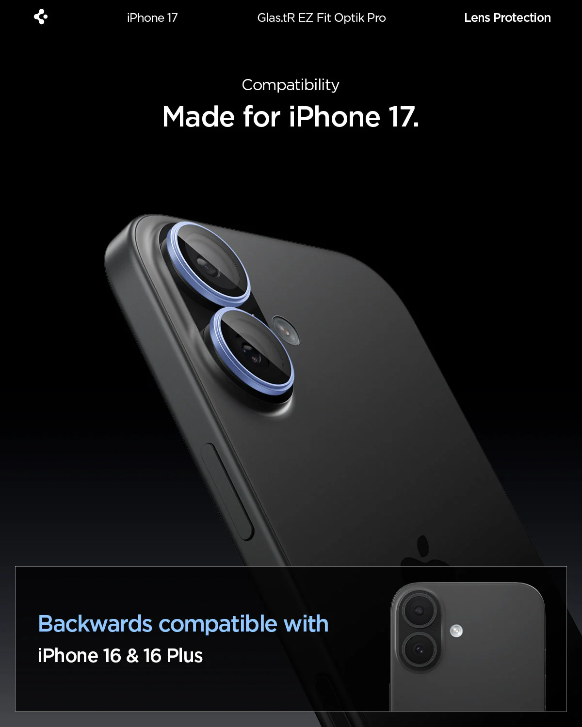 iPhone 17 Series - Optik Pro EZ Fit Lens Protector - Image 73