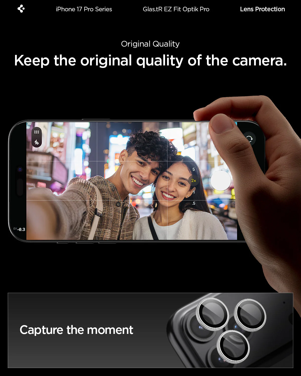 iPhone 17 Series - Optik Pro EZ Fit Lens Protector - Image 84