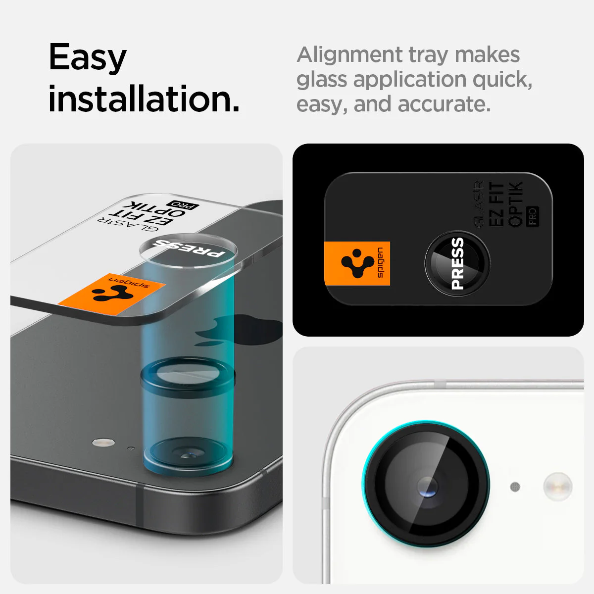 iPhone 17e Series - Optik Pro EZ Fit Lens Protector - Image 10