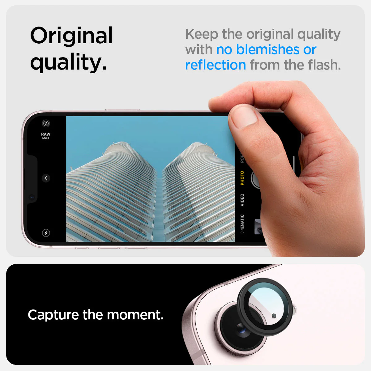 iPhone 17e Series - Optik Pro EZ Fit Lens Protector - Image 7