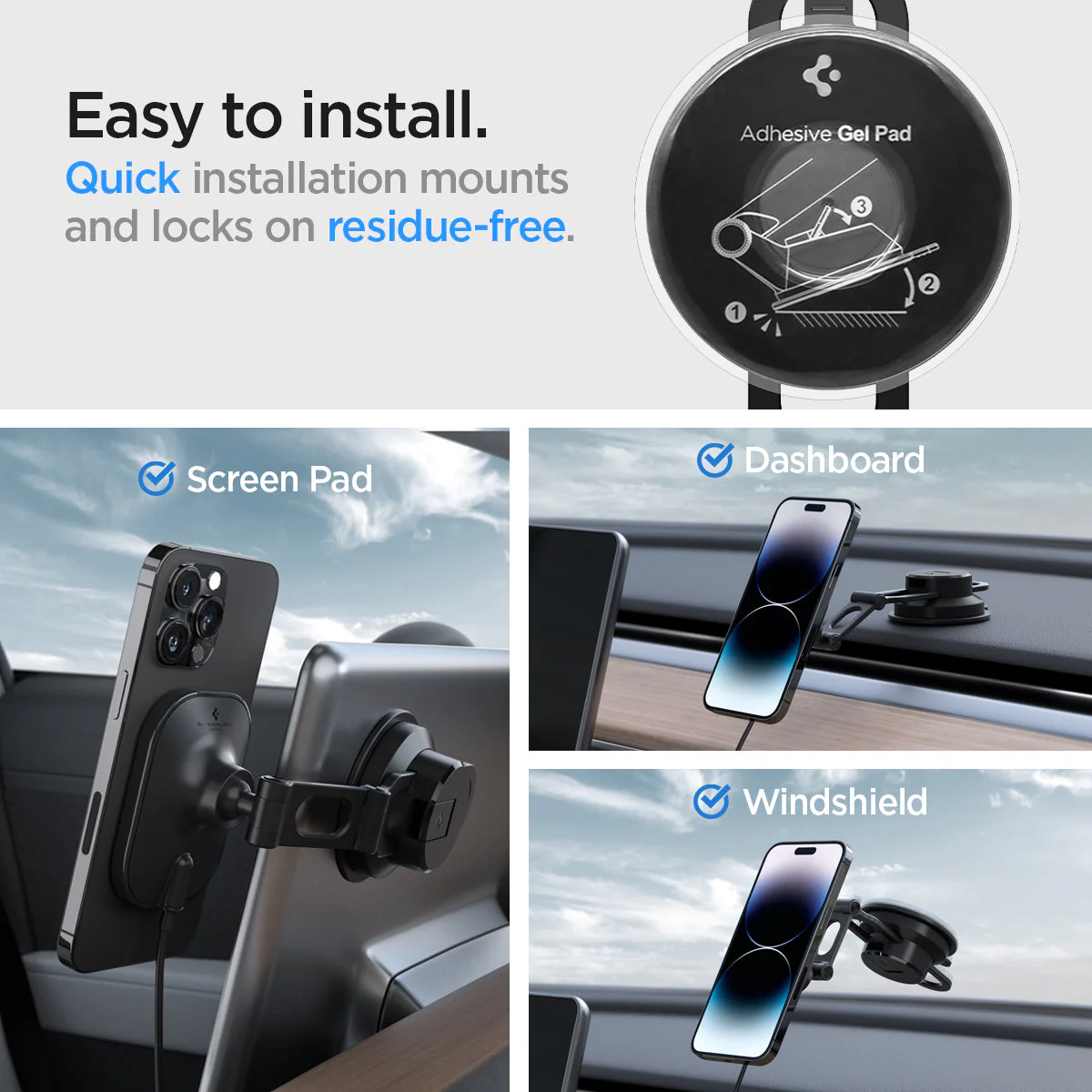 OneTap Pro 3 Dashboard Car Mount | ITM35W (Mag Fit) - Image 12