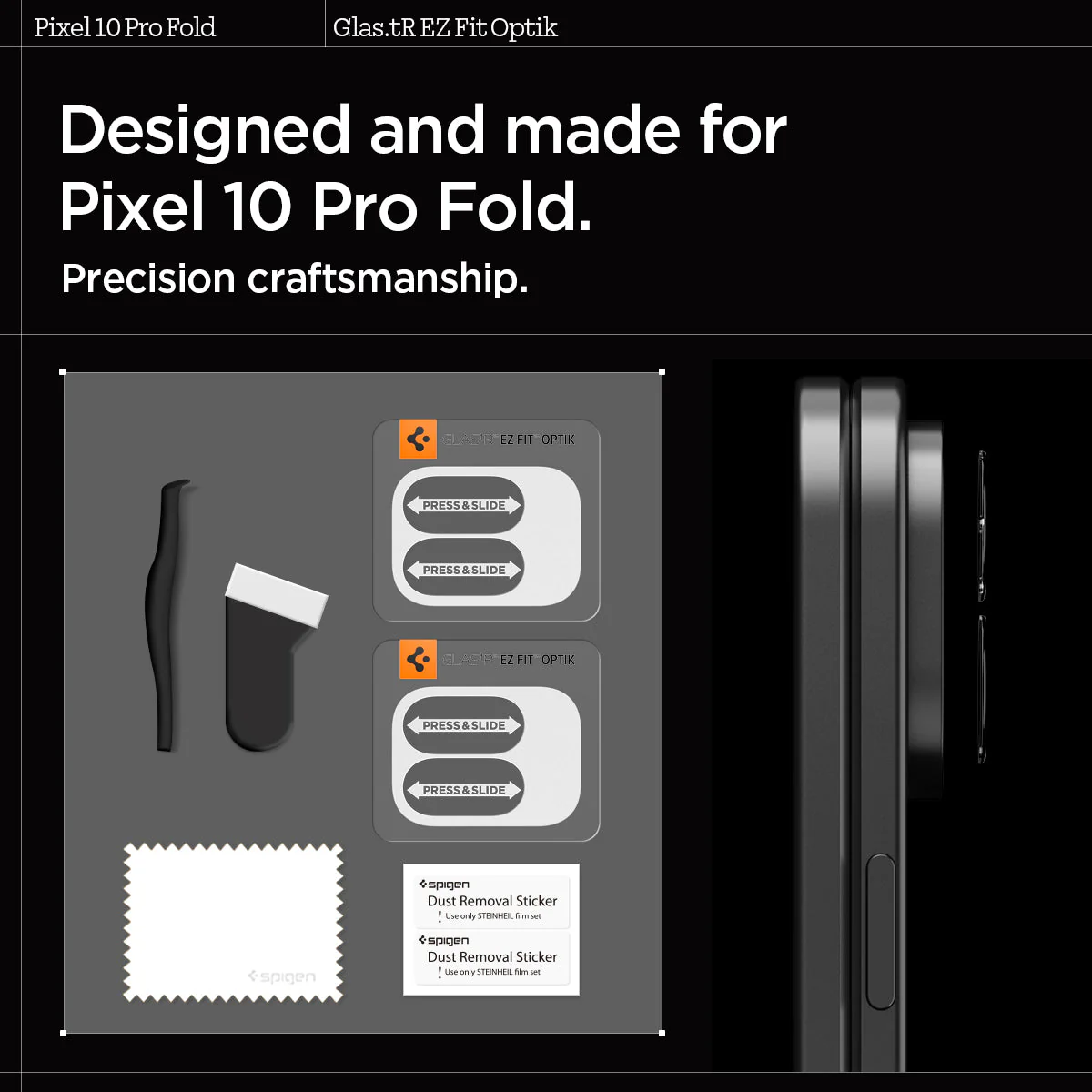 Pixel 10 Series - Optik EZ Fit Lens Protector - Image 10