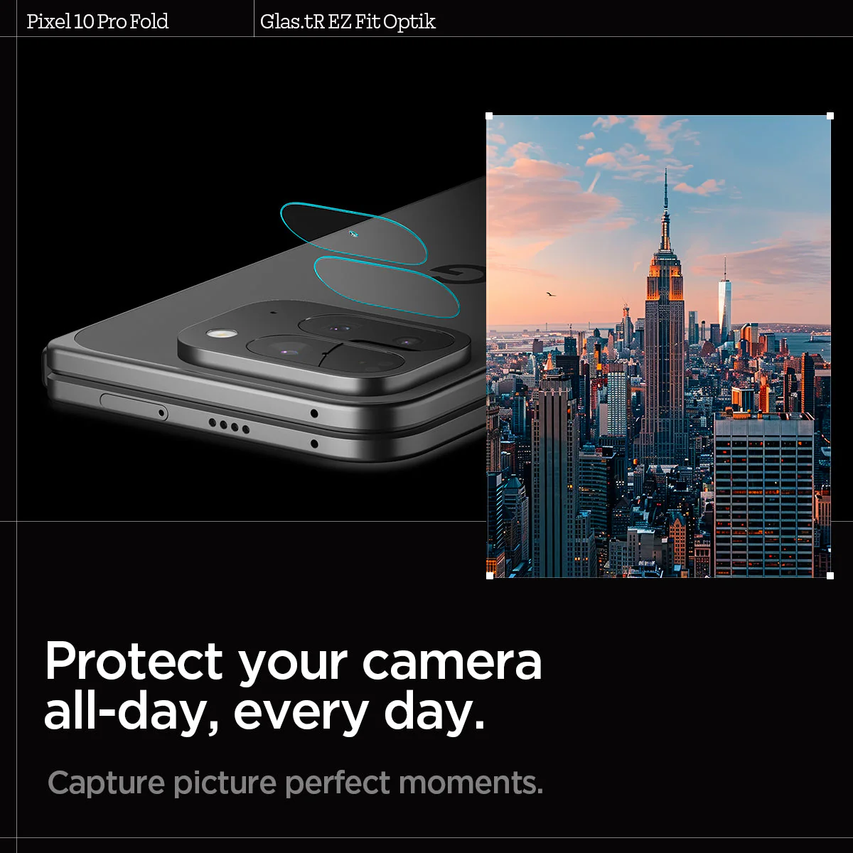 Pixel 10 Series - Optik EZ Fit Lens Protector - Image 13