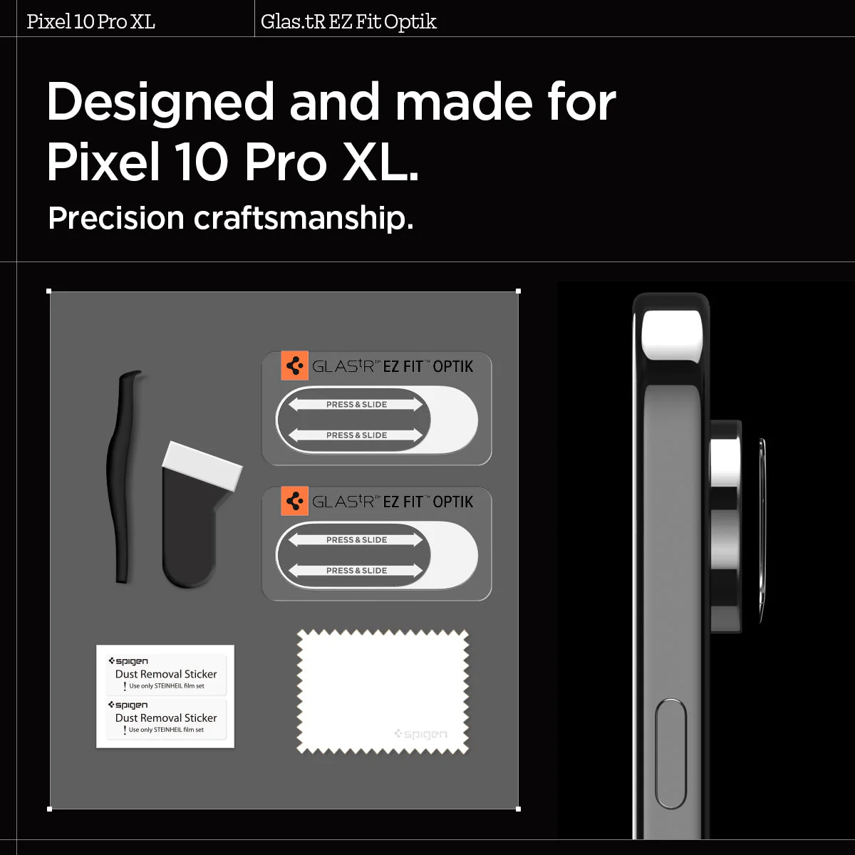 Pixel 10 Series - Optik EZ Fit Lens Protector - Image 23