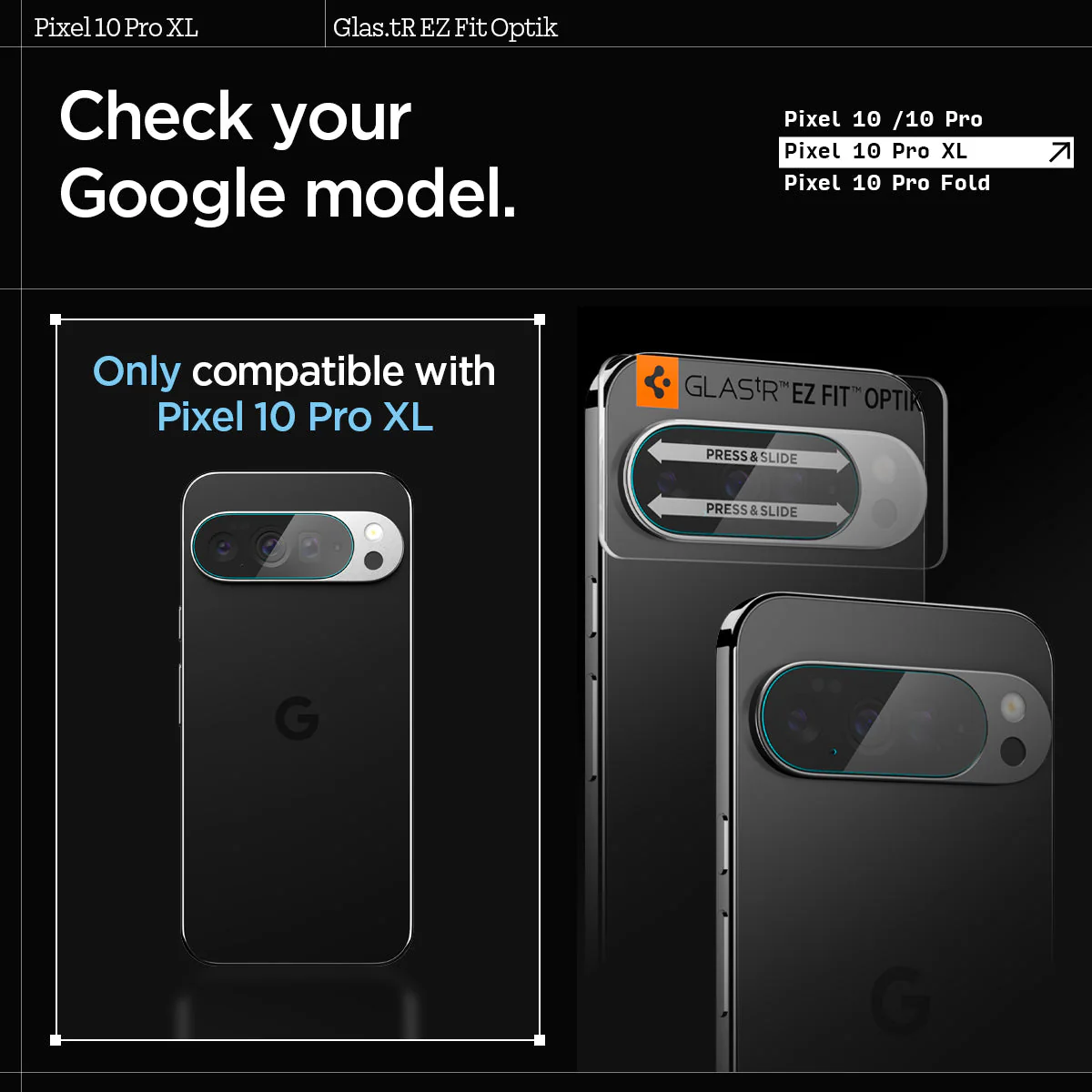 Pixel 10 Series - Optik EZ Fit Lens Protector - Image 25