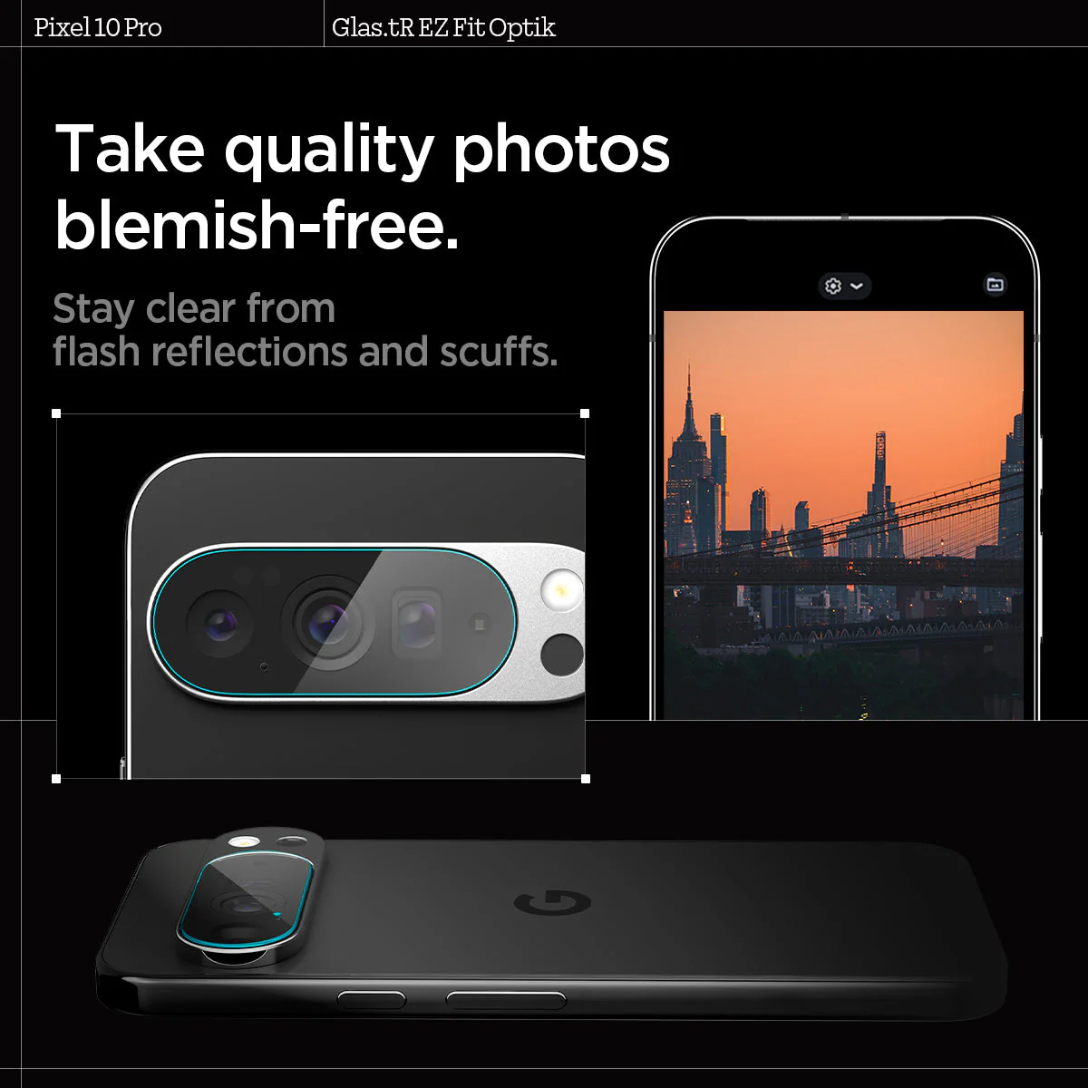 Pixel 10 Series - Optik EZ Fit Lens Protector - Image 35