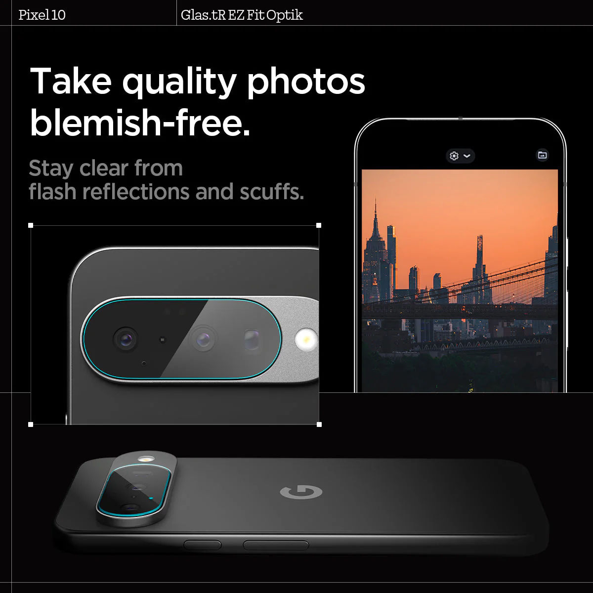 Pixel 10 Series - Optik EZ Fit Lens Protector - Image 48