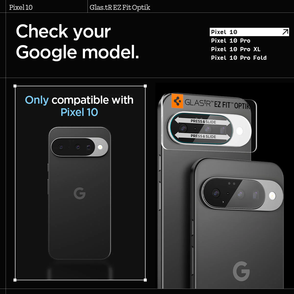 Pixel 10 Series - Optik EZ Fit Lens Protector - Image 51