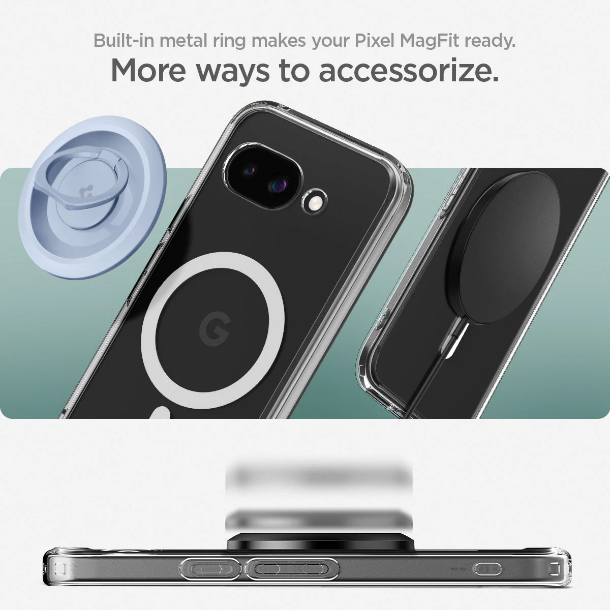 Pixel 9a Series - Ultra Hybrid Metal Ring (Mag Fit) - Image 10