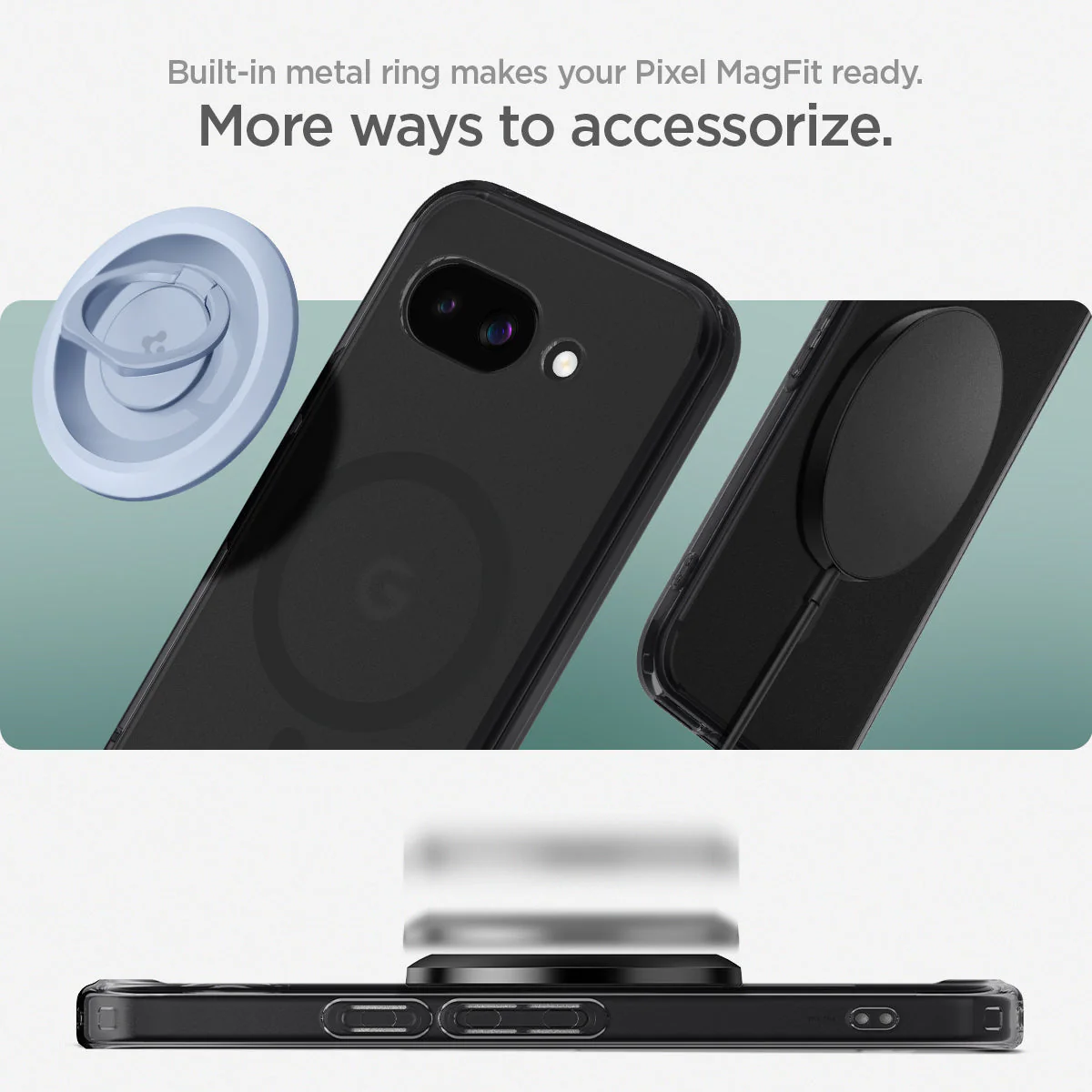 Pixel 9a Series - Ultra Hybrid Metal Ring (Mag Fit) - Image 24