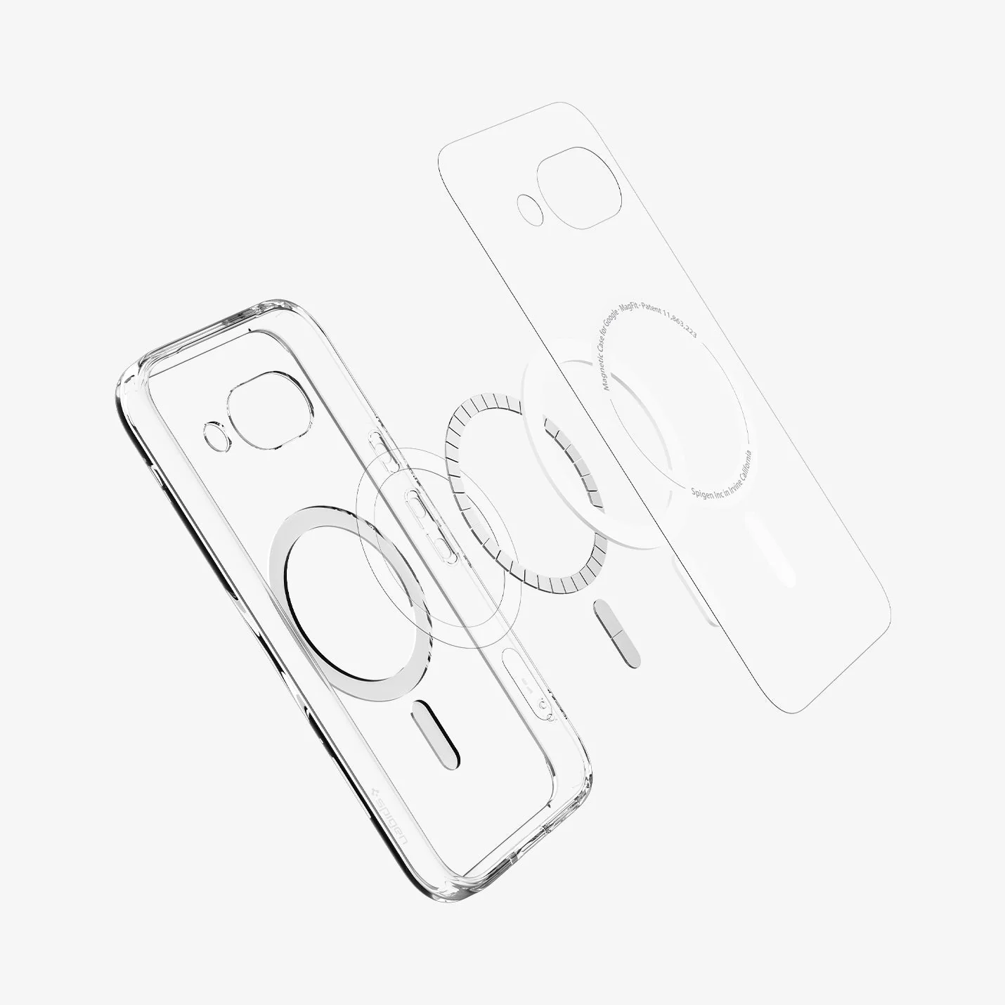Pixel 9a Series - Ultra Hybrid Metal Ring (Mag Fit) - Image 3