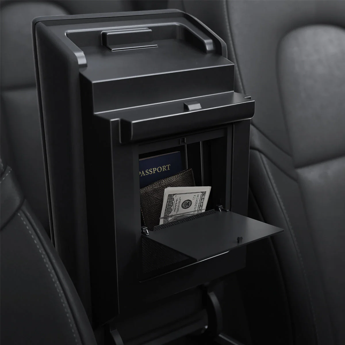 Tesla Model Y & 3 - Center Console Hidden Storage Box | TO221 - Image 3