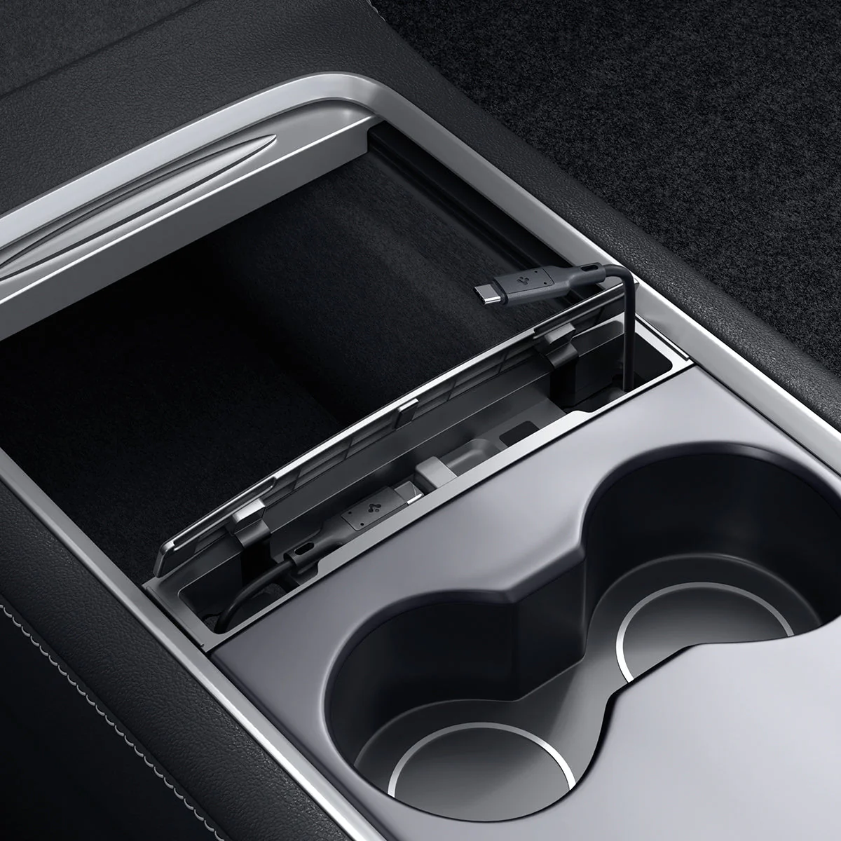 Tesla Model Y & 3 - Cable Organizer Station | TO271 - Image 4