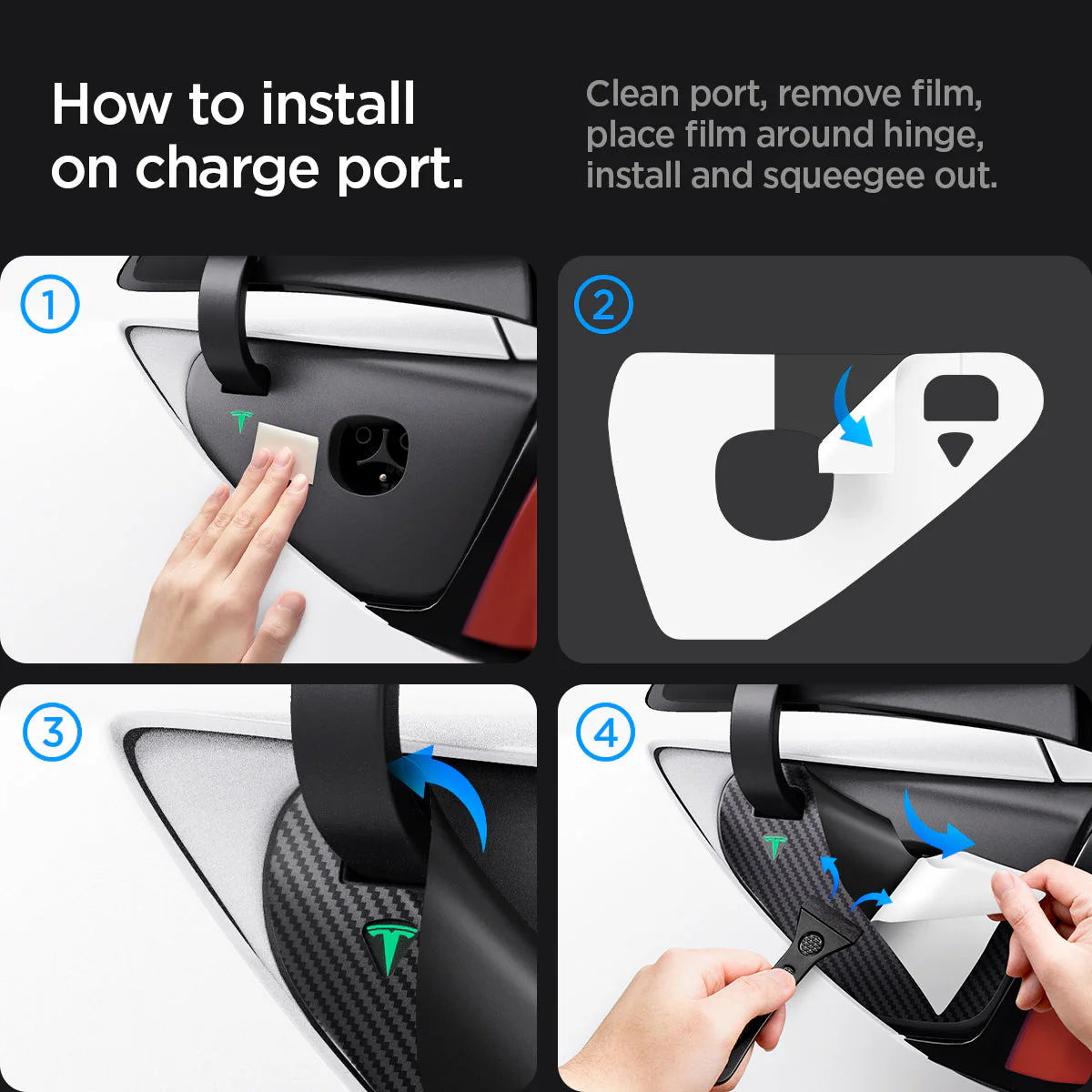 Tesla Model Y & 3 - Charging Port Protective Film | TO420 - Image 13
