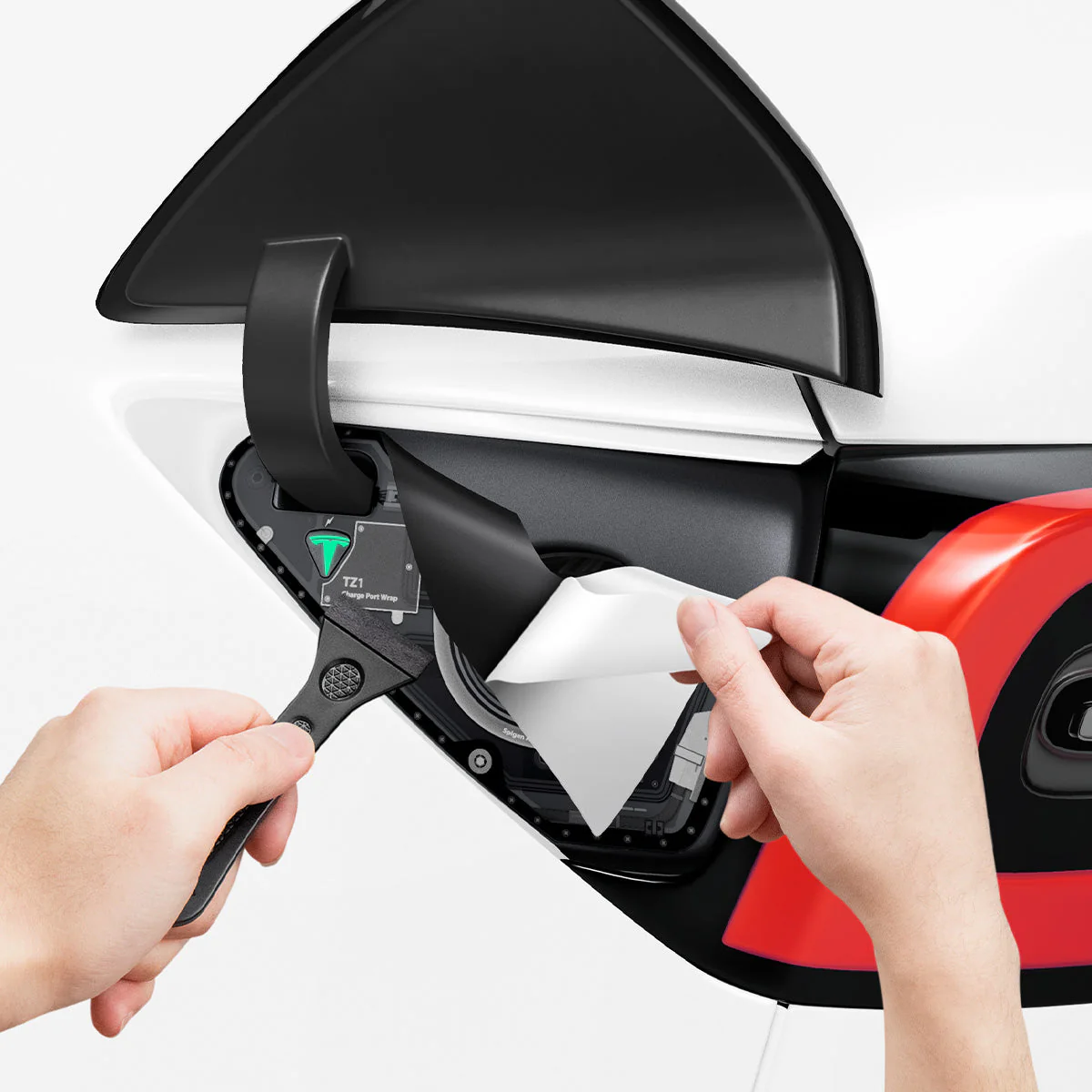 Tesla Model Y & 3 - Charging Port Inner Protective Film Zero One | TO420P - Image 5