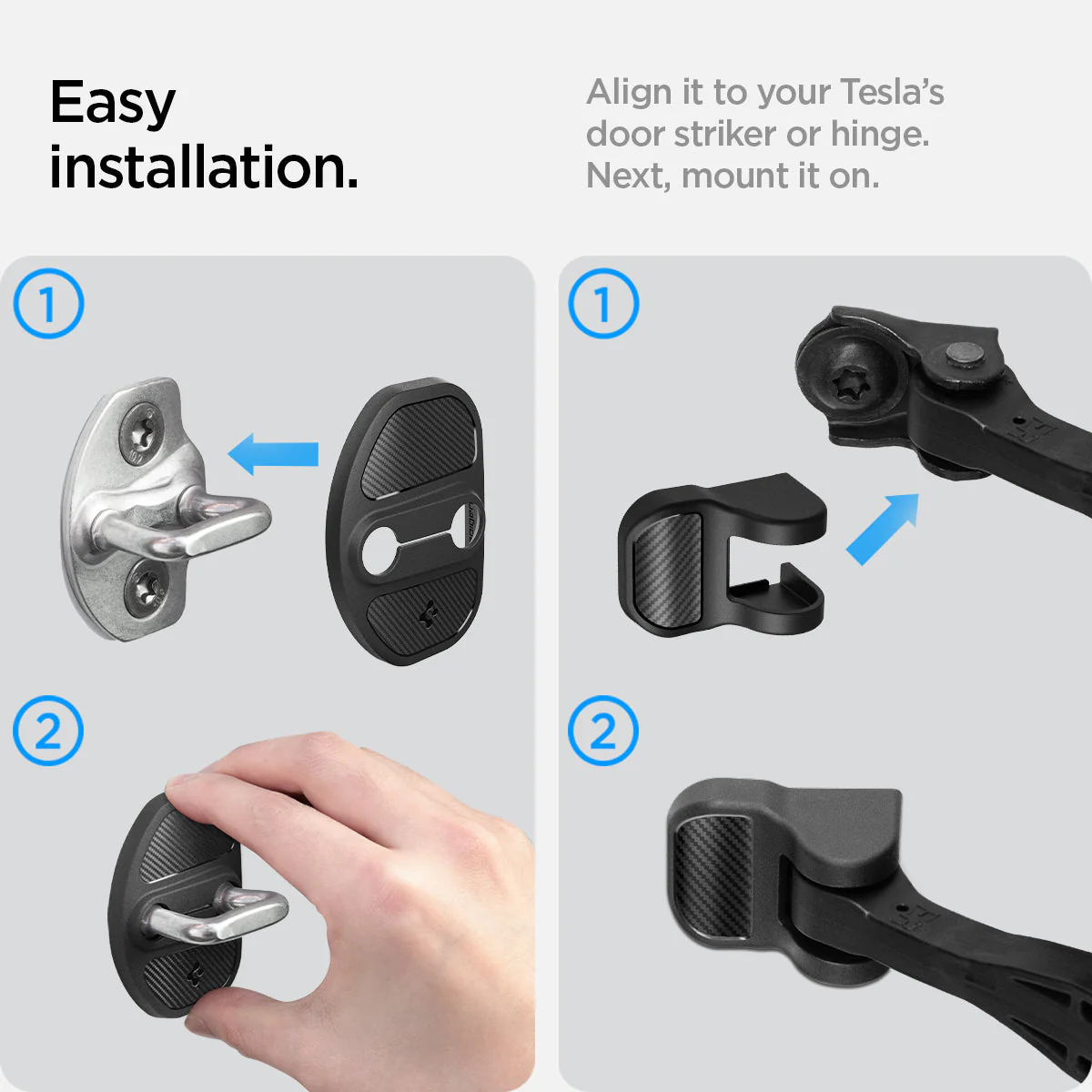 Tesla Model Y & 3 - Door Lock Cover | TO320 - Image 13