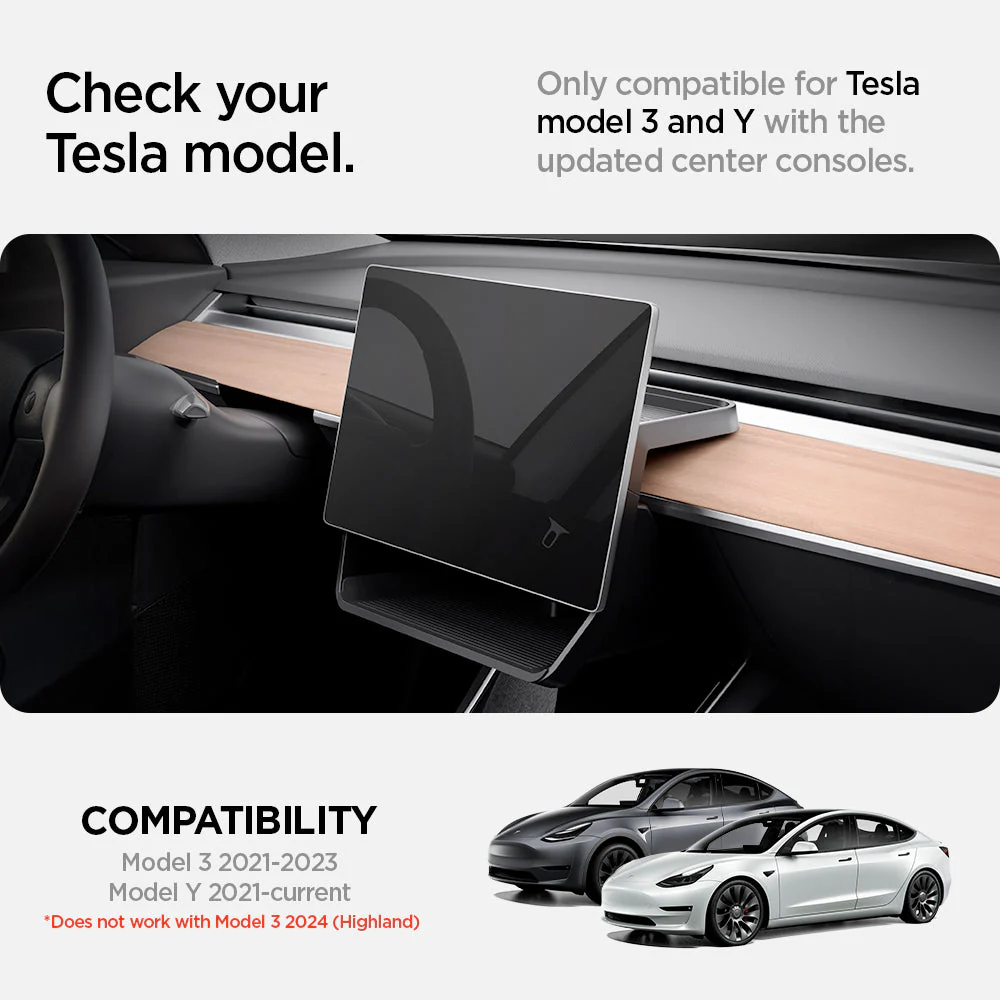 Tesla Model Y & 3 - Under Screen Organizer | TO227 - Image 10