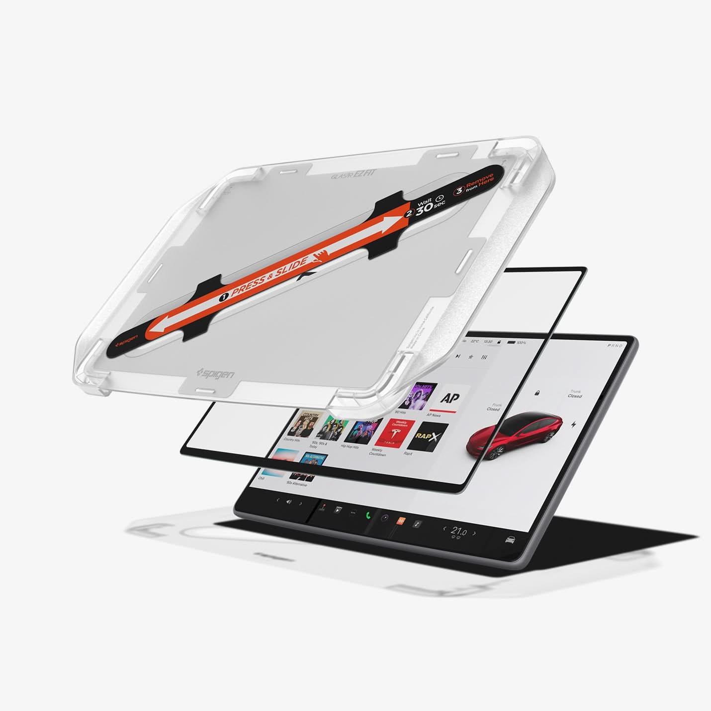 Tesla Series - Screen Protector GLAS.tR EZ Fit | 14 inch - Image 19