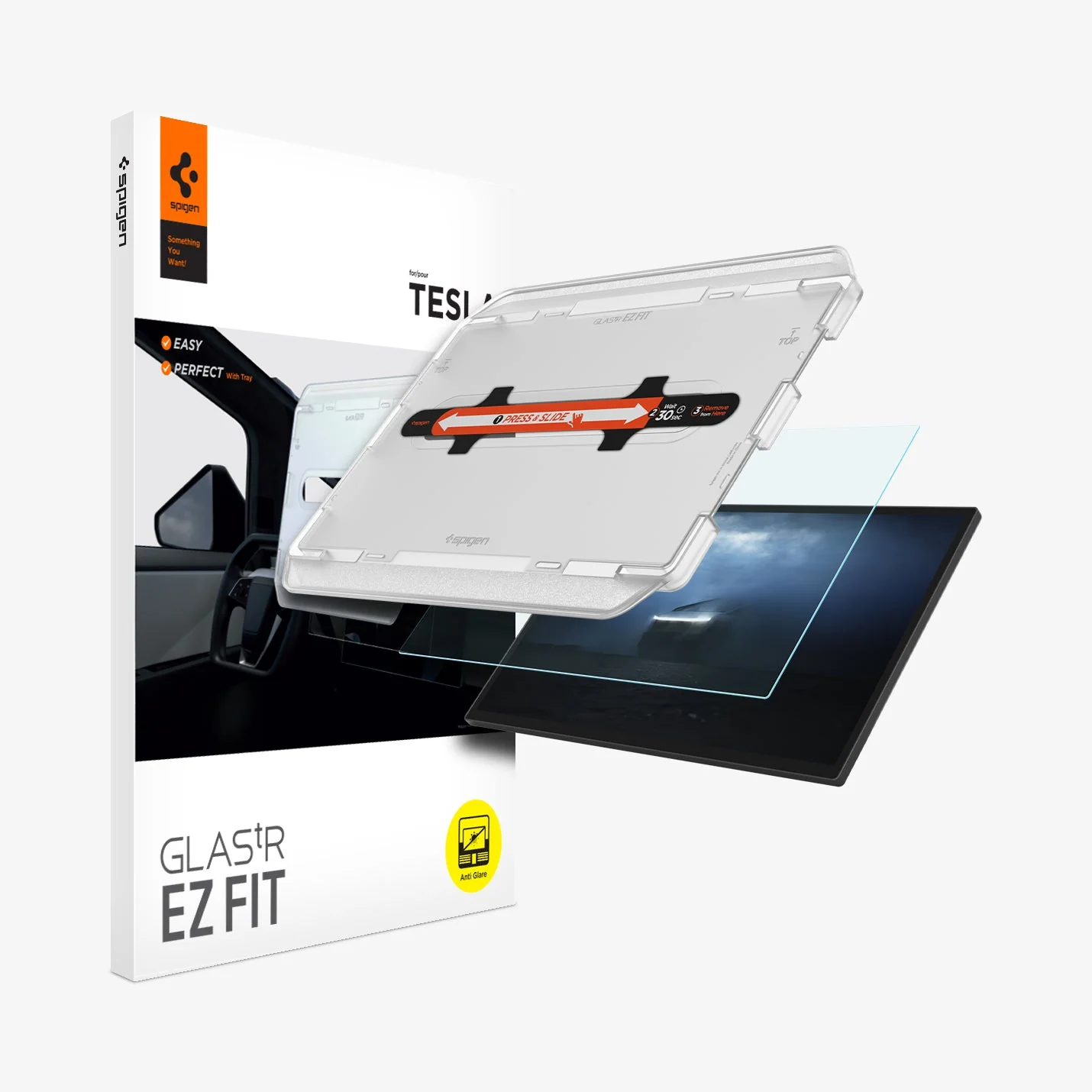 Tesla Series - Screen Protector GLAS.tR EZ Fit | Anti-Glare - Image 18